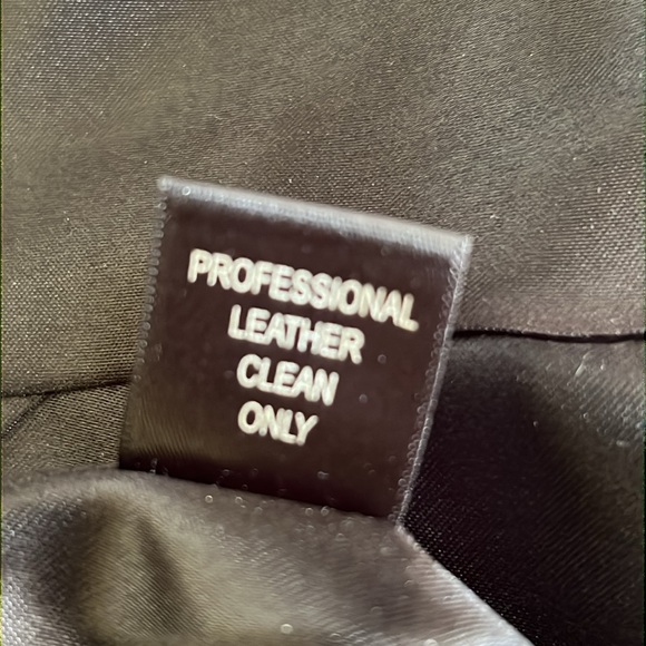 Animal Print Quilted Genuine Leather Jacket with Woven Chain Trim - Picture 9 of 15